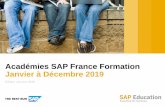 Académies SAP France Formation Janvier à Décembre 2019