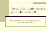 Tema VIII: Conformación por Deformación (I)