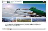 Schletter Système de montage solaire Montage et étude