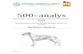 500-Analys BPH - Svenska Kennelklubben