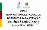 COMPONENTES DO PIAPS - pim.saude.rs.gov.br