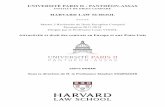 HARVARD LAW SCHOOL - Institut de Droit Comparé