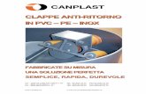 CLAPPE ANTI-RITORNO IN PVC PE INOX - Canplast