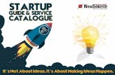 Startup Guide & Service Catalogue