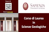 Corso di Laurea Scienze Geologiche - dst.uniroma1.it