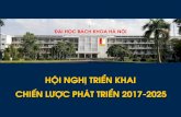 HỘI NGHỊ TRIỂN KHAI CHIẾN LƯỢC PHÁT TRIỂN 2017-2025