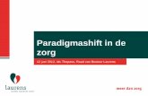 Paradigmashift in de zorg - repository.tudelft.nl