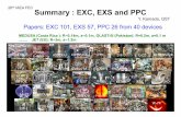 26 IAEA FEC Summary : EXC, EXS and PPC