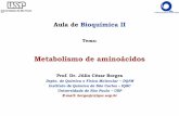 Aula09BioqII Metabolismo de Aminoácidos - Moodle USP: e ...