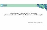 Mbështjetja e komunave të Kosovës përmes ndihmës së AKK në ...