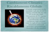 Cambiamenti Climatici Riscaldamento Globale