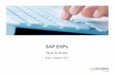 SAP EHPs STELLWERK Nice-To-Know Präsentation