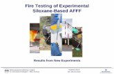 Fire Testing of Experimental Siloxane-Based AFFF