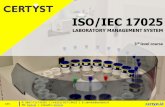 ISO/IEC 17025 2017 Application - Certyst