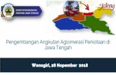 Pengembangan Angkutan Aglomerasi Perkotaan di Jawa Tengah