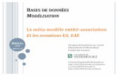 Le méta-modèle entité-association Et les notations EA, EAE