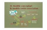 II. Modèle conceptuel le modèle entité-association