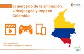 El mercado de la animación, videojuegos y appsen Colombia