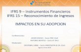 IFRS 9 Instrumentos Financieros IFRS 15 Reconocimiento de ...