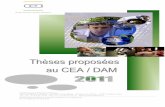 Thèses proposées au CEA / DAM