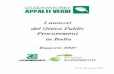 I numeri del Green Public Procurement in Italia