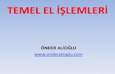TEMEL EL İŞLEMLERİ - onderalioglu.com