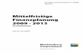 Mittelfristige Finanzplanung 2009 - 2013