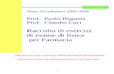 Prof. Paolo Bagnaia Prof. Claudio Luci