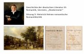 Geschichte der deutschen Literatur III: Romantik, Vormärz ...