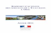 RAPPORT D ACTIVITE DES SERVICES DE L 'E TAT DANS L'O - Oise
