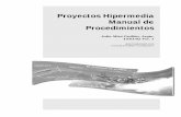 Proyectos Hipermedia, manual de procedimientos