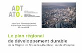 Le plan régional de développement durable