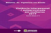 Violência interpessoal / autoprovocada em mulheres 2019
