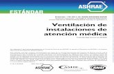 Estándar 170-2013 de ANSI/ASHRAE/ASHE, Ventilación de ...