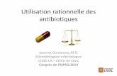Utilisation rationnelle des antibiotiques - AIPSQ
