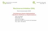 Rechnerarchitektur,(RA) - TU Dortmund
