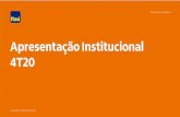 Apresentação Institucional 4T20 - Banco Itaú