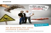 10 Schritte für eine sichere Lehrzeit - Schumacher AG