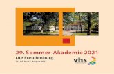 29. Sommer-Akademie 2021 - Diepholz VHS