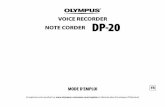 VOICE RECORDER NOTE CORDER DP-20