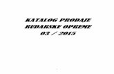 KATALOG PRODAJE RUDARSKE OPREME 03 / 2015