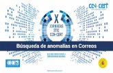 Búsqueda de anomalías en Correos - CCN-CERT