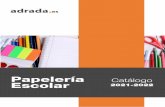 Papelería Catálogo Escolar 2021-2022 - ADRADA