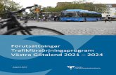 Förutsättningar Trafikförsörjningsprogram Västra Götaland ...