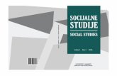 SOCIJALNE STUDIJE 2018.