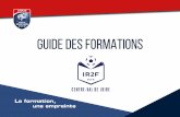 GUIDE DES FORMATIONS