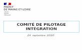 COMITÉ DE PILOTAGE INTÉGRATION