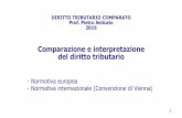 Comparazione e interpretazione del diritto tributario