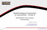Mathématiques financières et actuarielles – Partie II