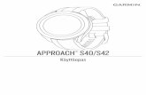 APPROACH Käyttöopas S40/S42 - Garmin